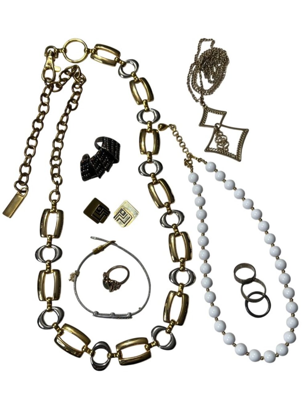 Gold Mixed Jewelry 10 Pieces